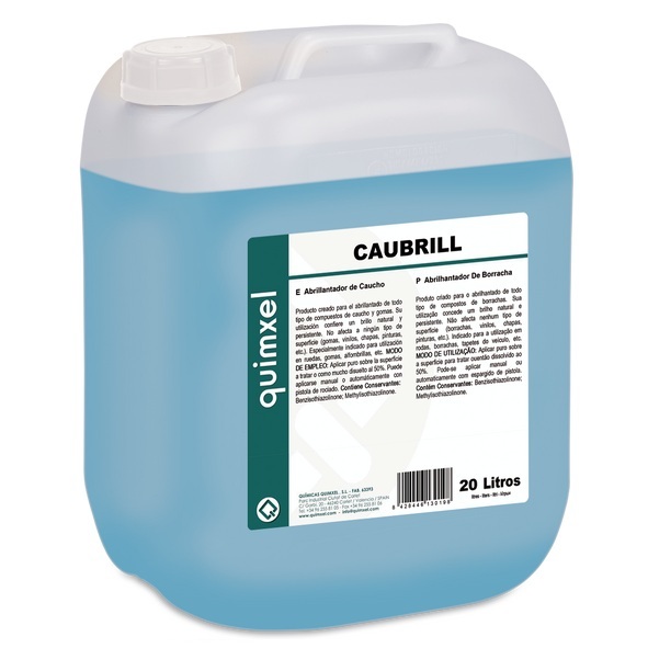 CAUBRILL 20 Litros. Abrillantador de caucho